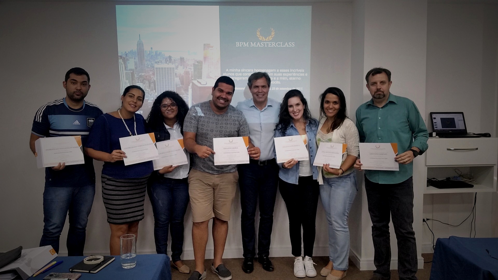 Turma da 6ª edição do BPM Master Class na AMCHAM, Brasília/DF